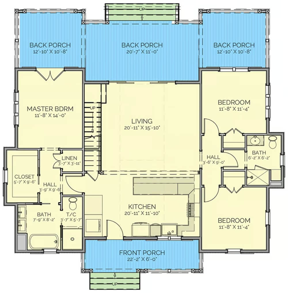 Main Level Floor Plan