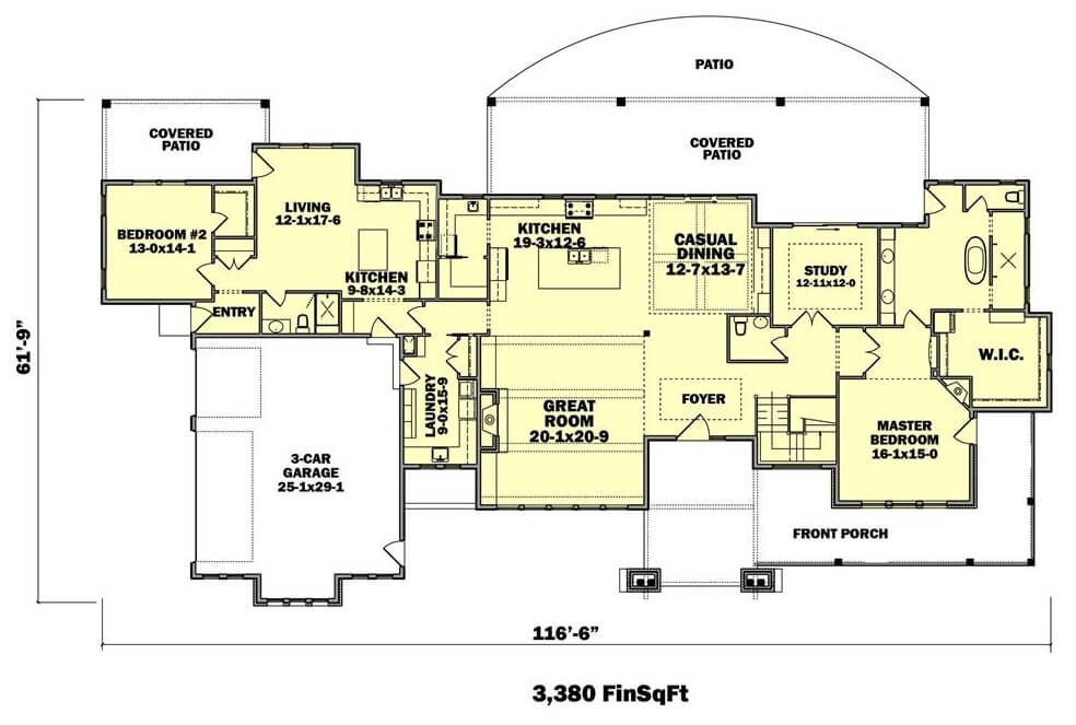 Main Level Floor Plan