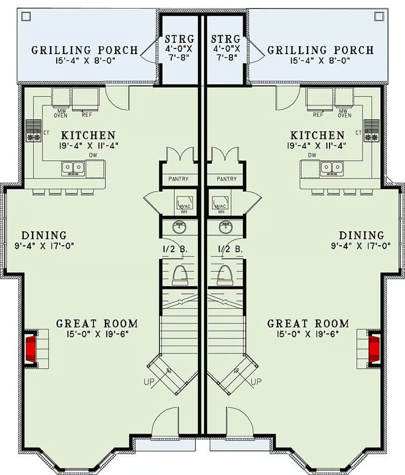 Main Level Floor Plan