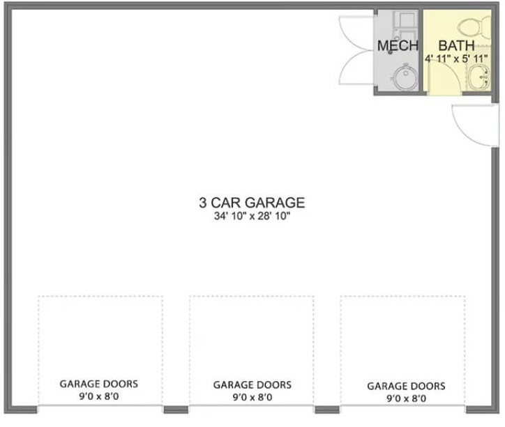 Main Level Floor Plan