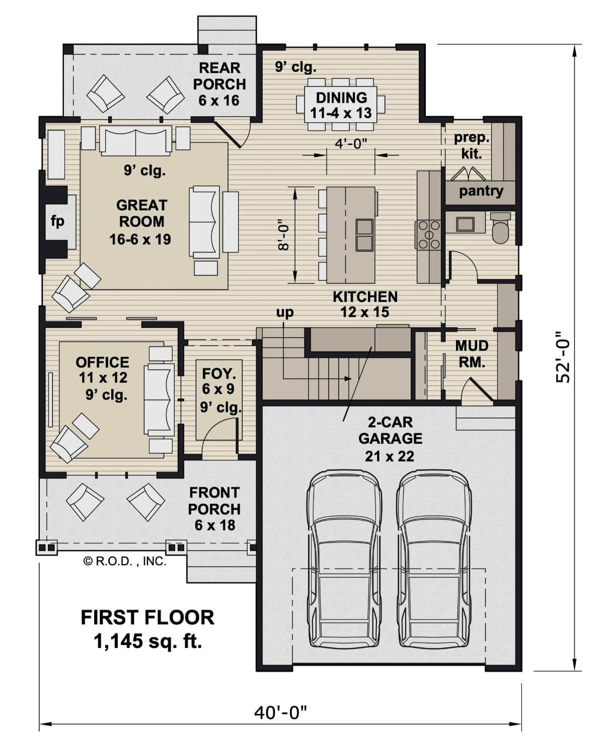 Main Level Floor Plan