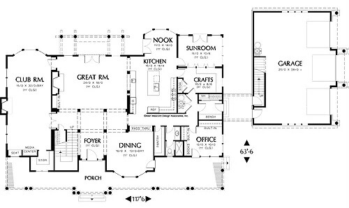 Main Level Floor Plan