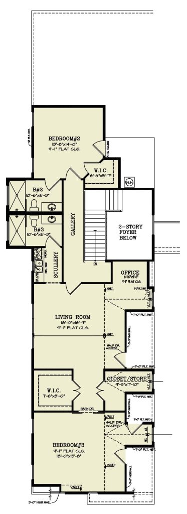 Second Level Floor Plan