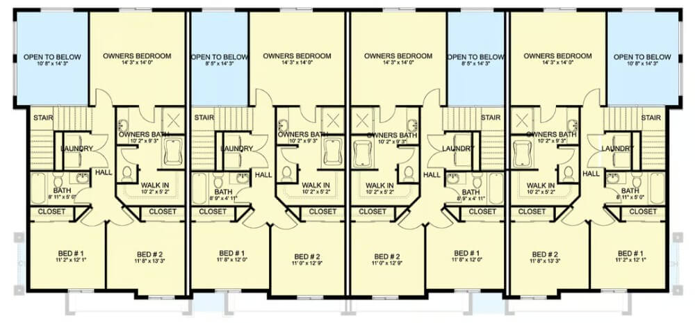 Second Level Floor Plan