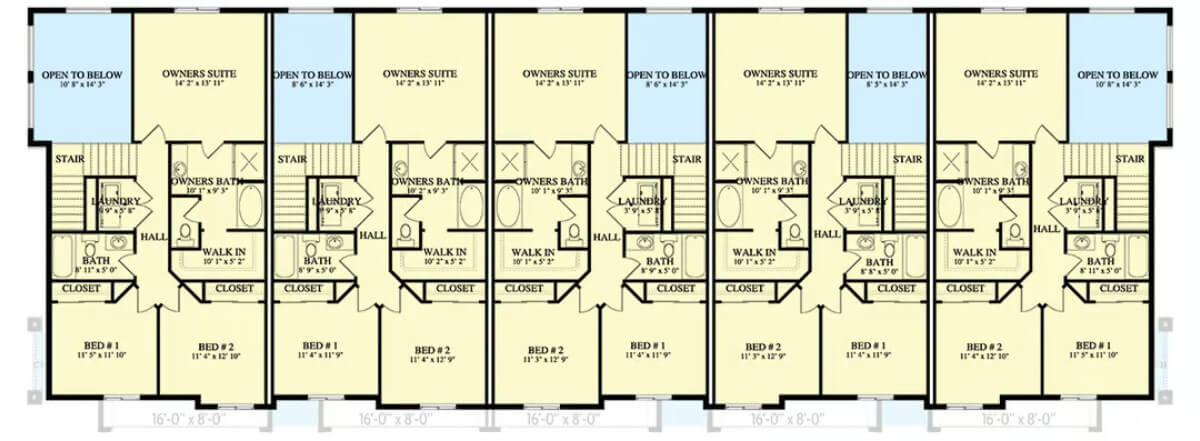 Second Level Floor Plan