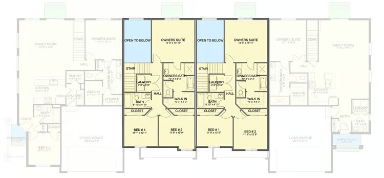 Second Level Floor Plan