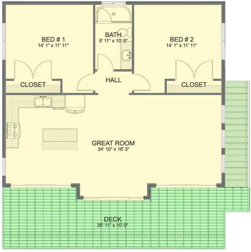 Second Level Floor Plan