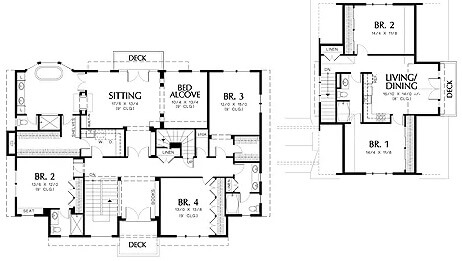 Second Level Floor Plan