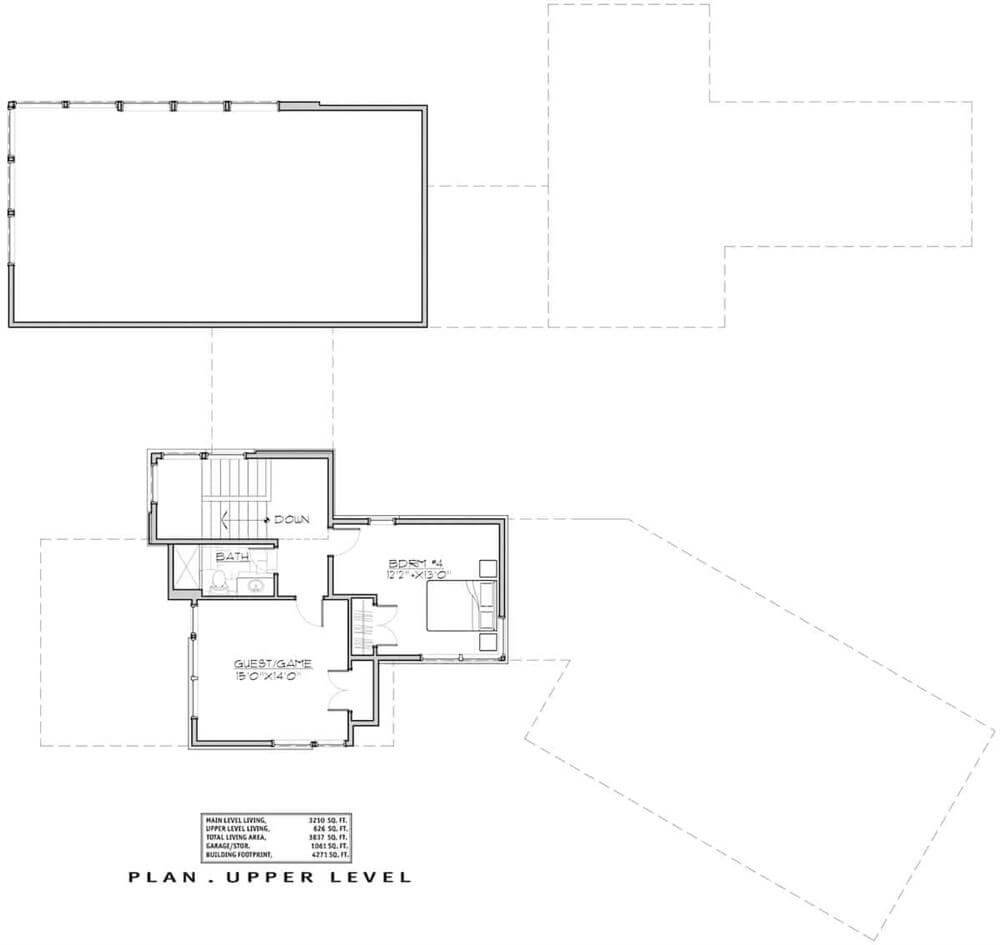 Second Level Floor Plan